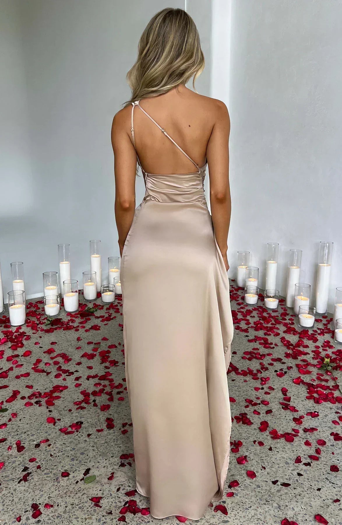 Luciana Satin Grace Dress
